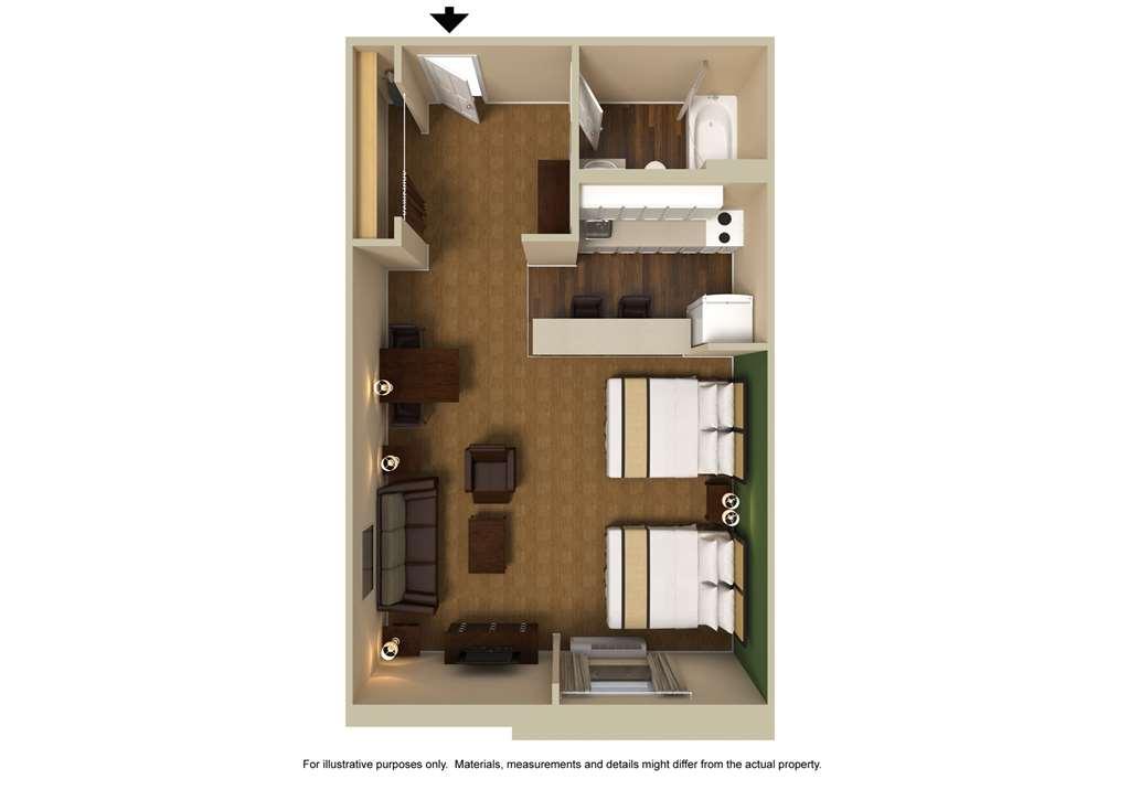 Extended Stay America Select Suites - Raleigh - Cary - Regency Parkway South Room photo